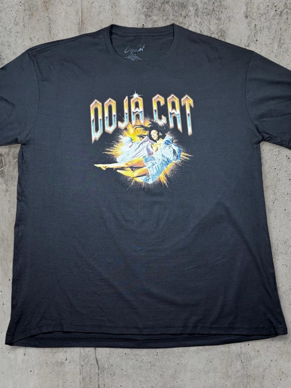 Doja Cat Graphic T Shirt XL Black Rap Hip Hop Music Tee Band Pop Culture Singer